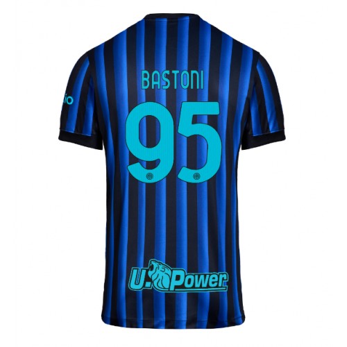Moški Nogometni dresi Inter Milan Alessandro Bastoni #95 Domači 2025-26 Kratek Rokav